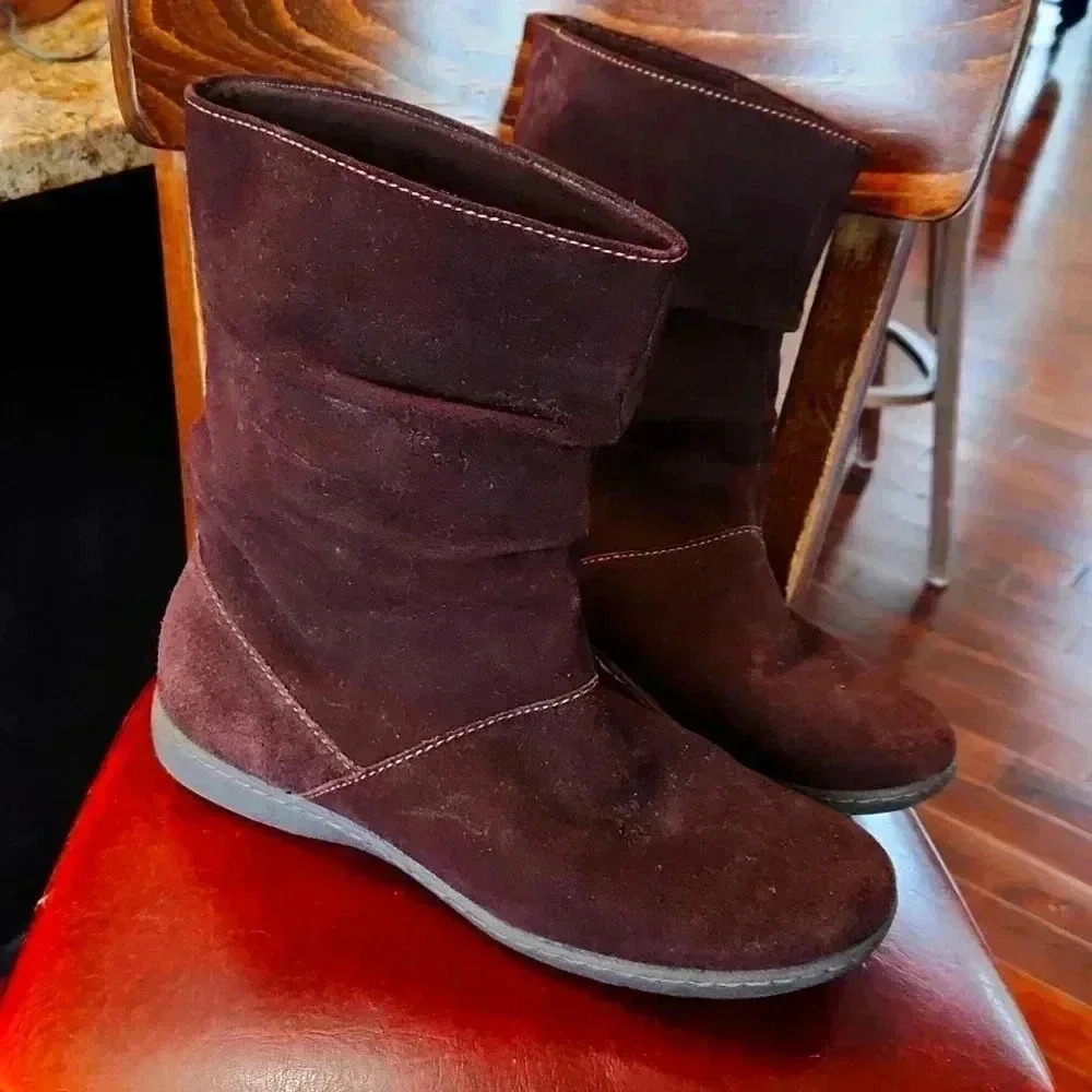 Bjorndal‎ Brown Suede Leather Boots sz 11